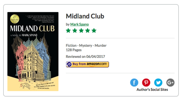 Book review of Midland Club - Readers' Favorite: Book Reviews and Award Contest 2017-10-31 01-14-22