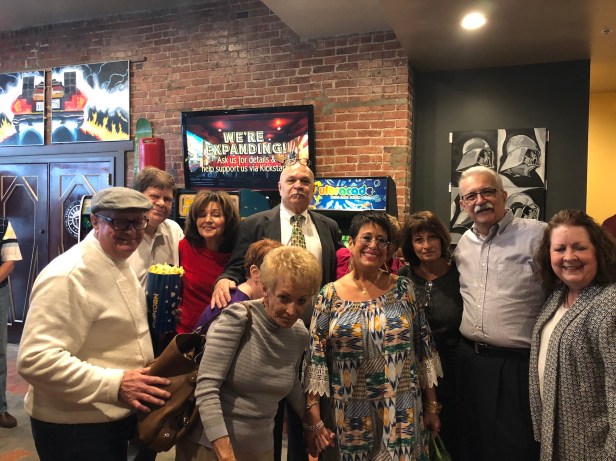 Mark with Family and Friends in Lobby